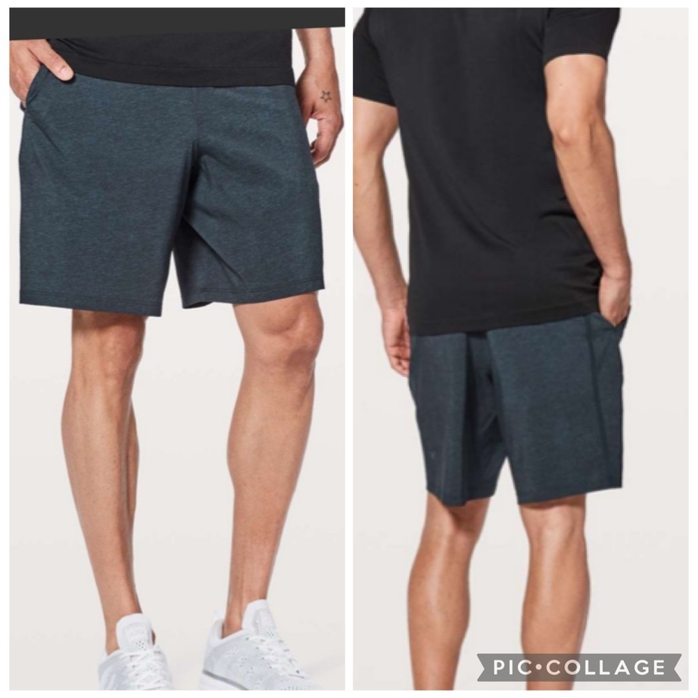 Lululemon Pace Breaker Out Of Mind Liner 9"
Heathered Texture/Blue True Navy Med